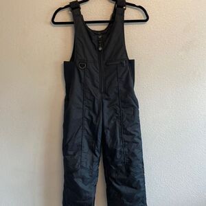 RAWIK- black unisex kids snow bibs- Size Small